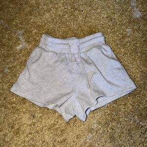 Bluenotes Women's Light Gray Athletic Shorts